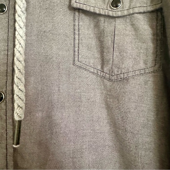 Men’s Dime Grey Light-Weight Skateboard Jacket/Shirt - Picture 2 of 6